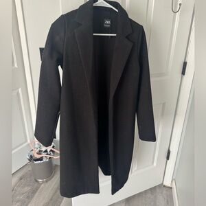 Zara black winter coat